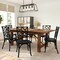 Merrick Lane Mara Solid Wood Dining Chair with Stackable Design, Ornate Seat Back Accenting, and Elegant Finish